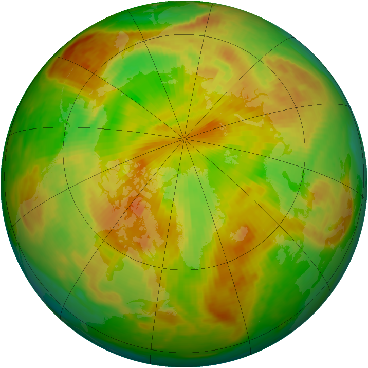 Arctic ozone map for 02 June 1980